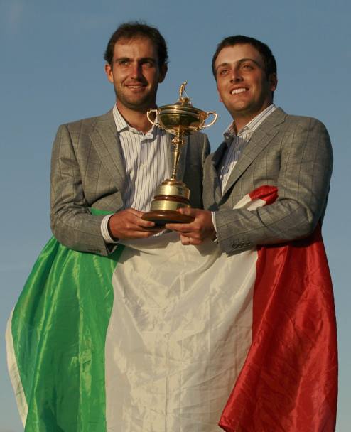 Vittoria della Ryder Cup con Francesco, 2010 (Ap)